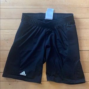 Black Softball Sliding Shorts